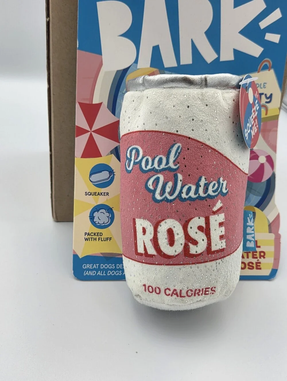 Bark Box Pool Water Rose Dog Toy Nwt